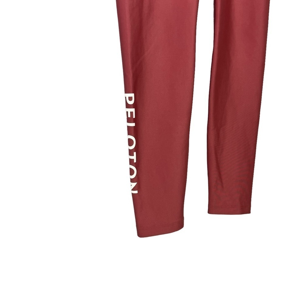 Peloton Solid Flex Leggings Pink Size Large High Waist Limited Edition - Picture 3 of 5